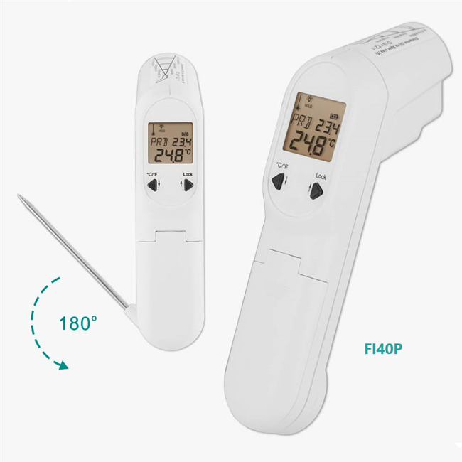 Infrared Thermometer and Probe Combo