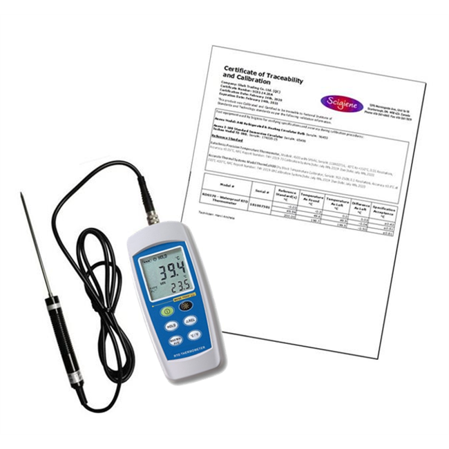 Traceable WD-86460-05 Remote-Monitoring TC Thermometer (C°), NIST