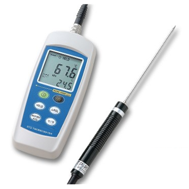 Traceable WD-37803-88 High-Acc RTD Refrig/Freezer Thermometer, NIST